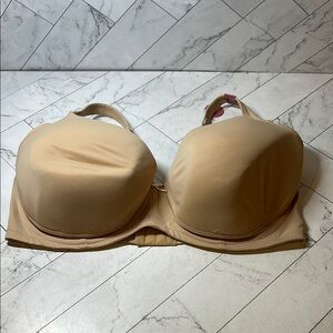 NWT Cacique Lane Bryant Womans Bra Nude Lightly Lined Balconette UNDERWIRE 40G